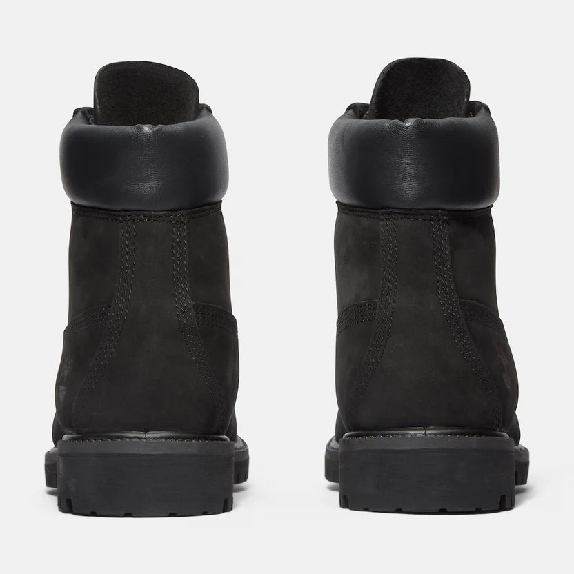 Timberland 6-Inch Premium Waterproof Boots – All Black Nubuck