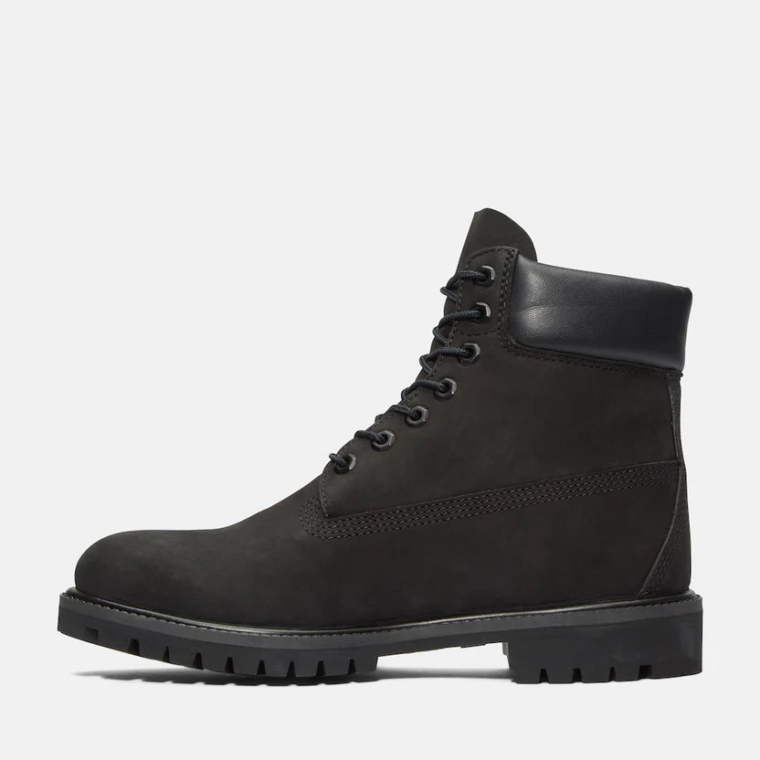 Timberland 6-Inch Premium Waterproof Boots – All Black Nubuck
