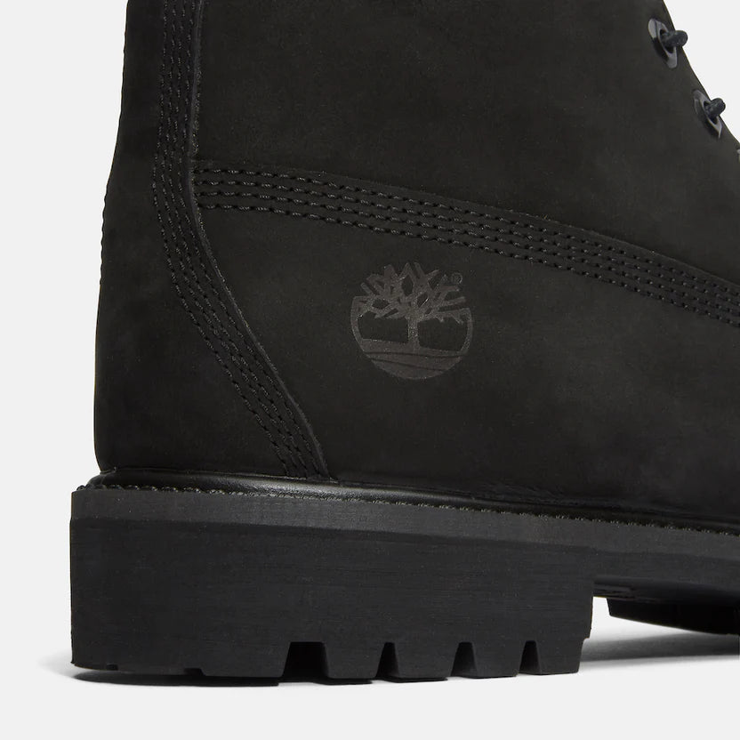 Timberland 6-Inch Premium Waterproof Boots – All Black Nubuck