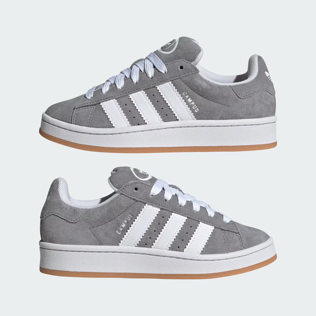 Adidas Campus 00s Shoes – Grey Three / Cloud White / Cloud White
