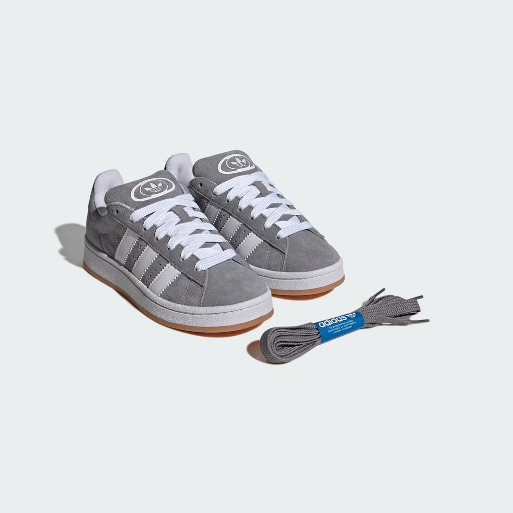 Adidas Campus 00s Shoes – Grey Three / Cloud White / Cloud White