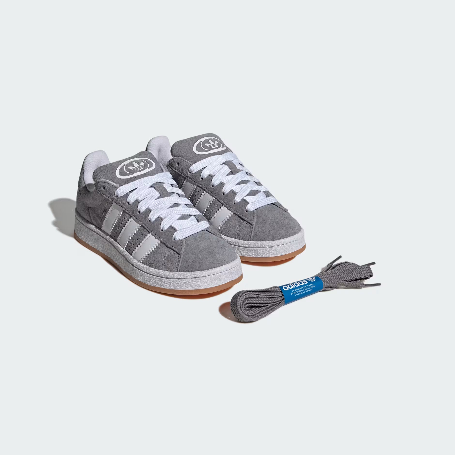 Adidas Campus 00s Shoes – Grey Three / Cloud White / Cloud White