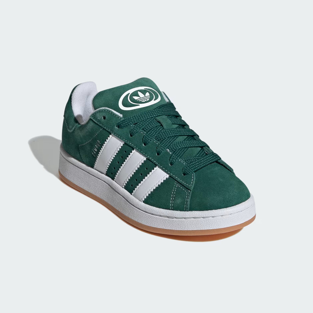 Adidas Campus 00s Shoes – Dark Green / Cloud White / Off White