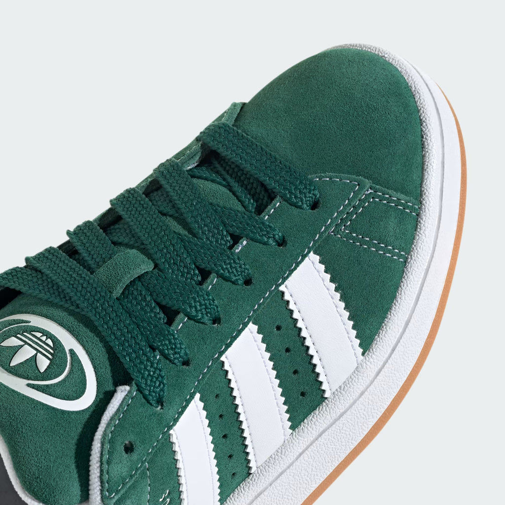 Adidas Campus 00s Shoes – Dark Green / Cloud White / Off White