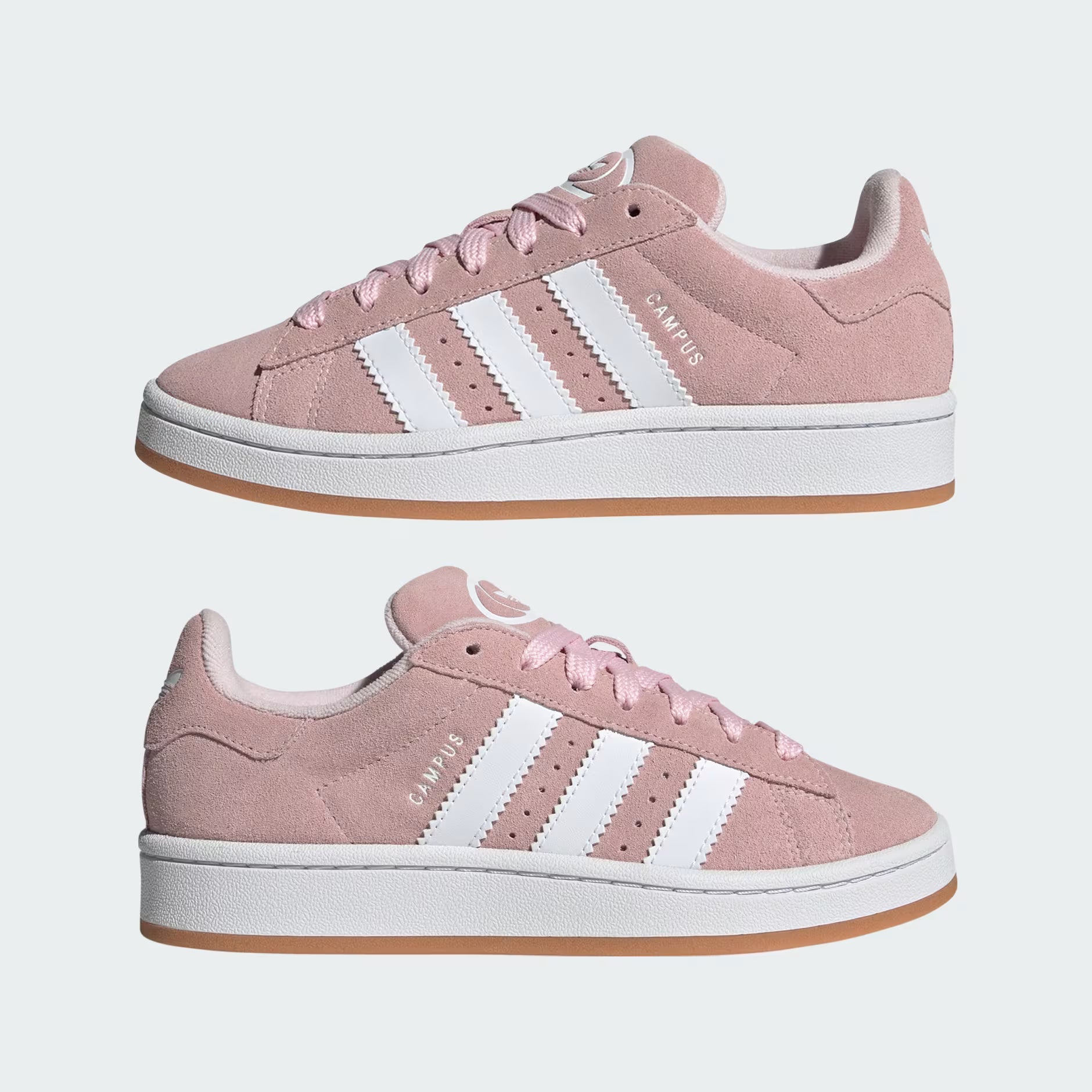 Adidas Campus 00s Shoes – Clear Pink / Cloud White / Gum
