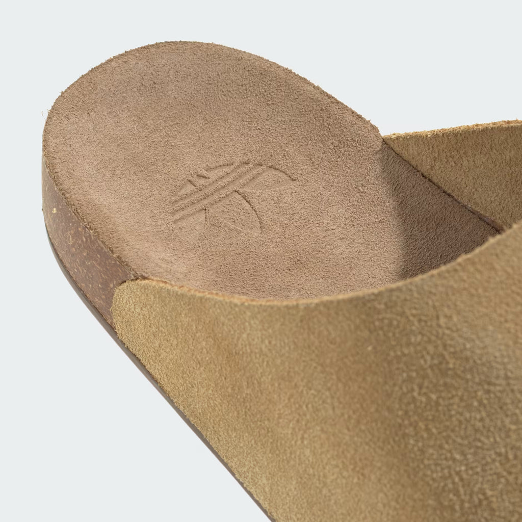 Adidas Adimule Slides – Golden Beige/Gum
