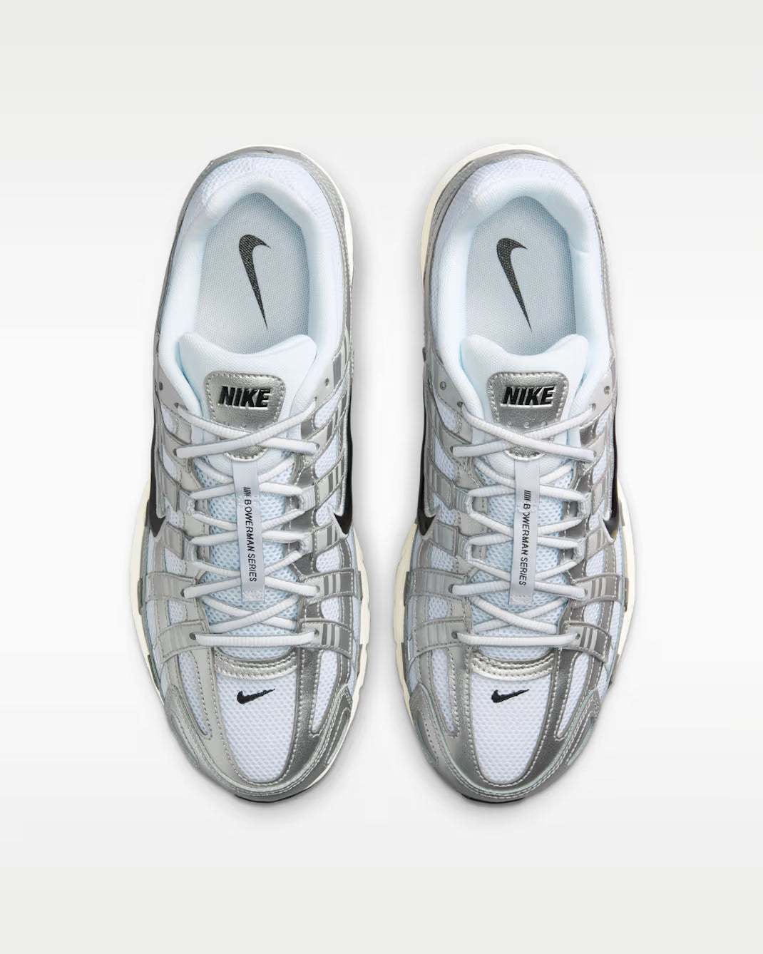 Nike P-6000 Shoes – White / Metallic Silver / Flat Silver / Black