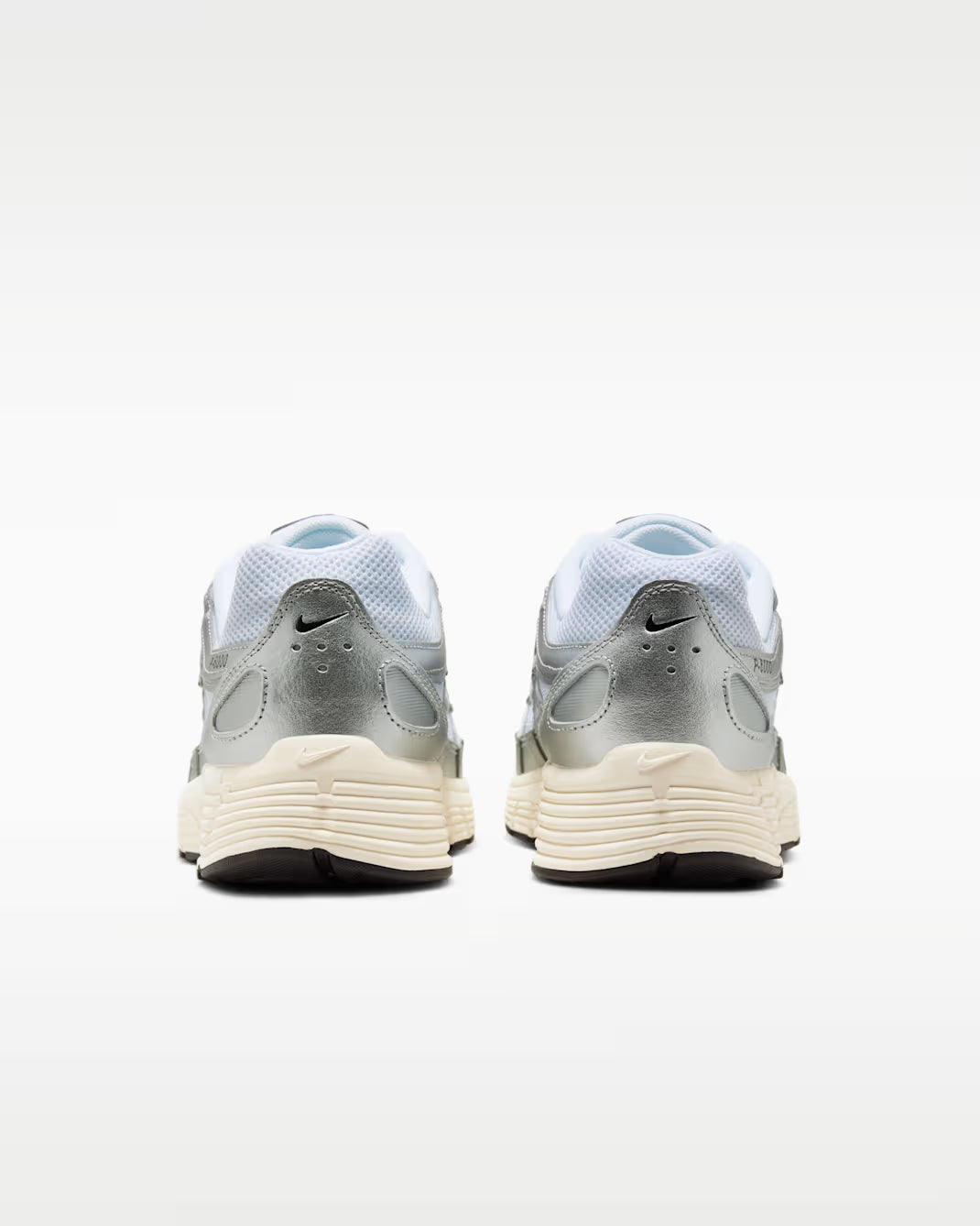 Nike P-6000 Shoes – White / Metallic Silver / Flat Silver / Black