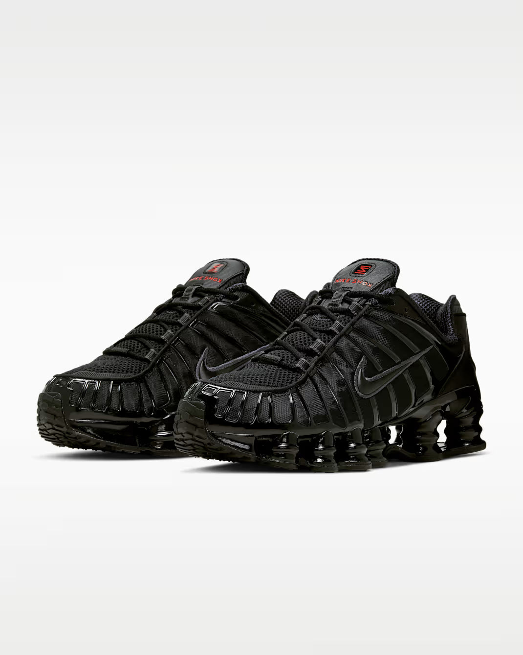Nike Shox TL – Black/Metallic Hematite/Max Orange