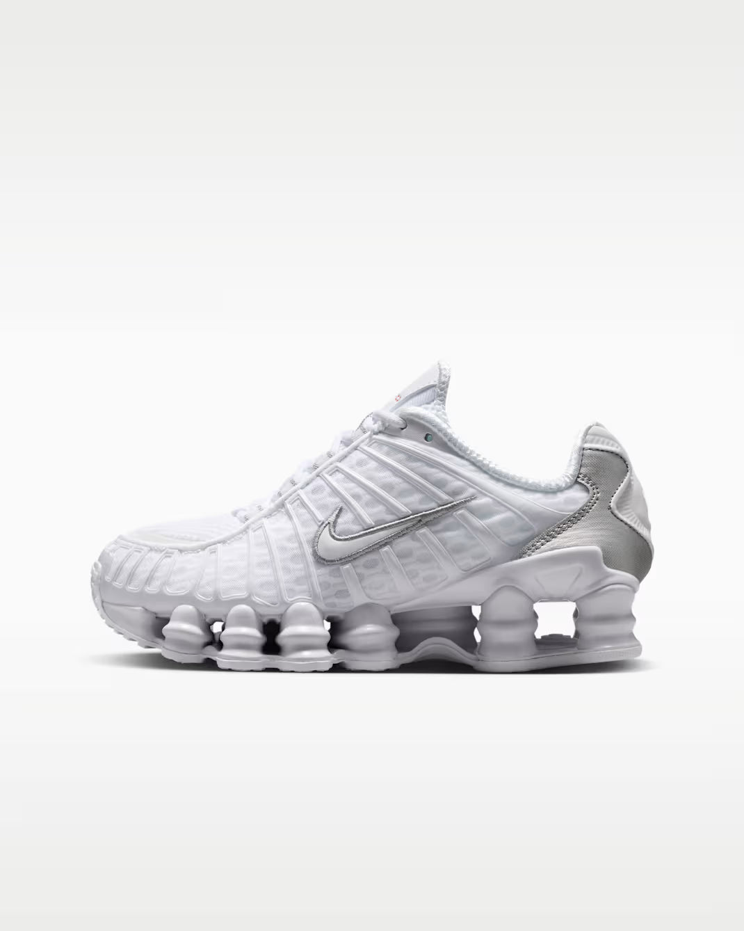 Nike Shox TL – White/Metallic Silver/Max Orange