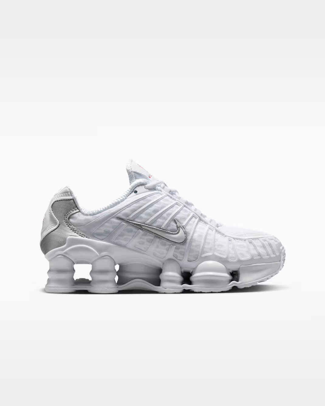 Nike Shox TL – White/Metallic Silver/Max Orange