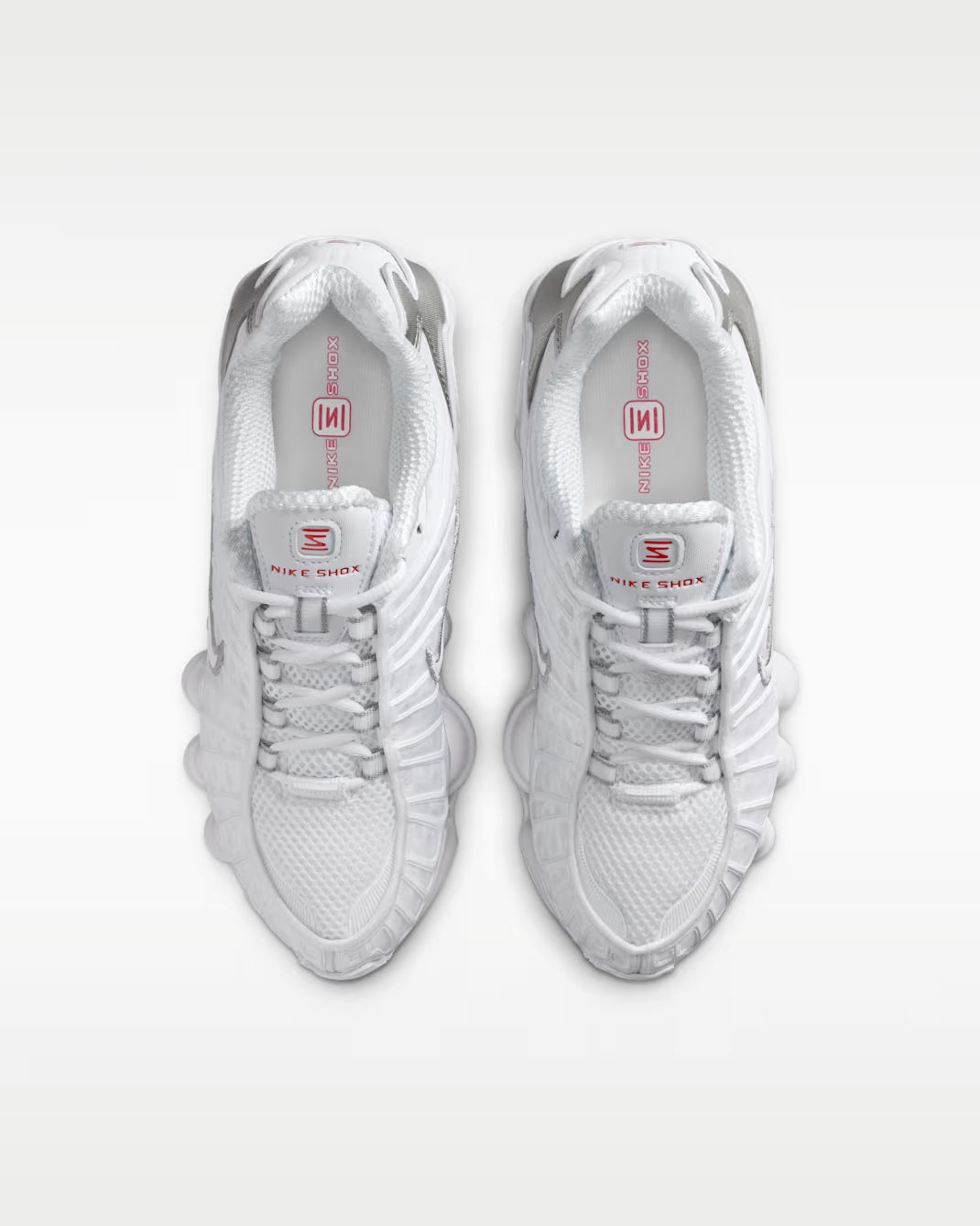 Nike Shox TL – White/Metallic Silver/Max Orange