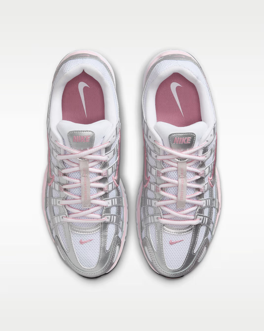 Nike P-6000 Women's Shoes – White / Elemental Pink / Black / Metallic Silver