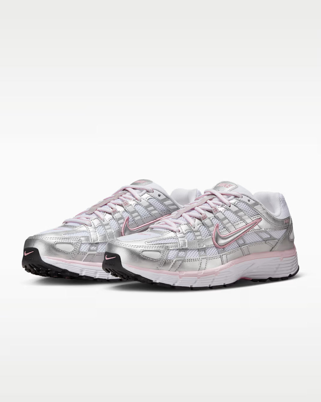 Nike P-6000 Women's Shoes – White / Elemental Pink / Black / Metallic Silver