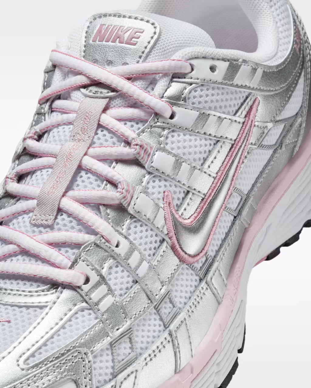Nike P-6000 Women's Shoes – White / Elemental Pink / Black / Metallic Silver
