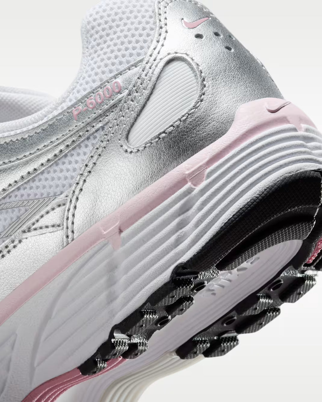 Nike P-6000 Women's Shoes – White / Elemental Pink / Black / Metallic Silver
