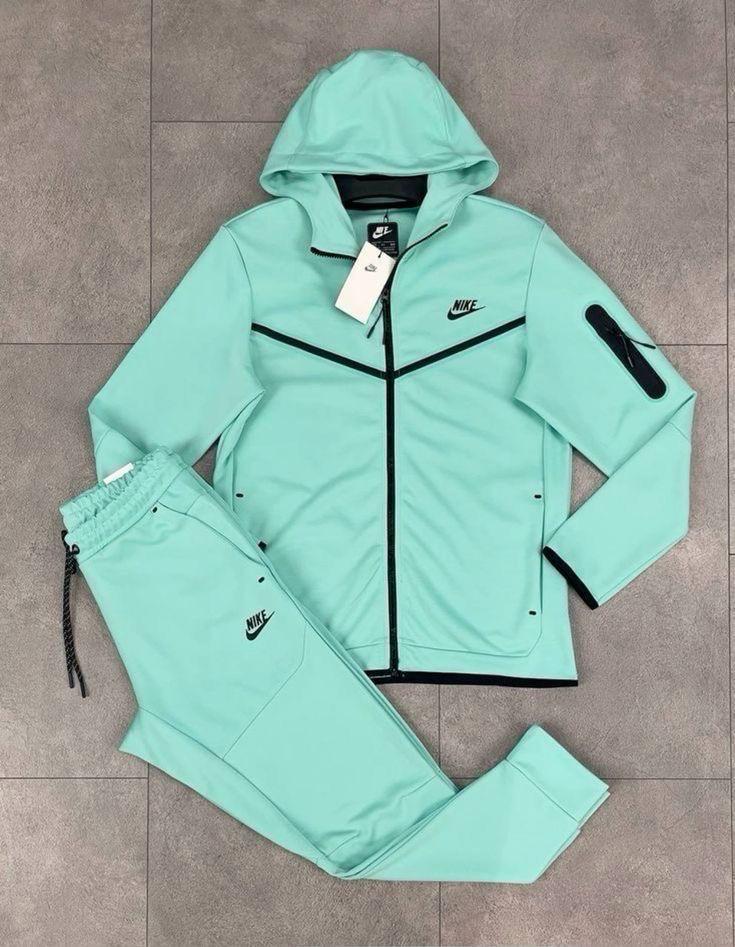 Nike Tech Fleece Tracksuit – Mint Green