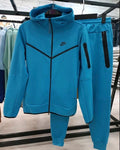 Nike Tech Fleece Tracksuit – Aqua Blue