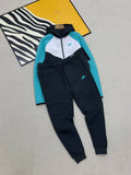 Nike Tech Fleece Tracksuit – Teal/White/Black