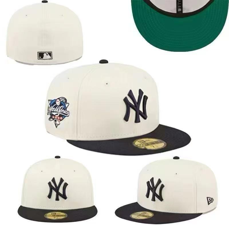 New Era NY Yankees 59FIFTY Fitted Cap – World Series Edition (Cream/Navy/Green)