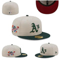 New Era Oakland A's 59FIFTY Fitted Cap – 1989 World Series Edition (Cream/Green)