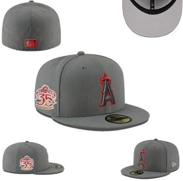 New Era LA Angels 59FIFTY Fitted Cap – 35th Anniversary Edition (Grey)