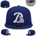 New Era LA Dodgers 59FIFTY Fitted Cap – Script D Edition (Royal Blue)
