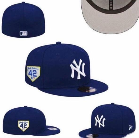 New Era 59FIFTY NY Yankees Jackie Robinson #42 Fitted Cap – Royal Blue