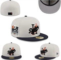 New Era LA Dodgers 59FIFTY Fitted Cap – Stadium Patch Edition (Cream/Navy)