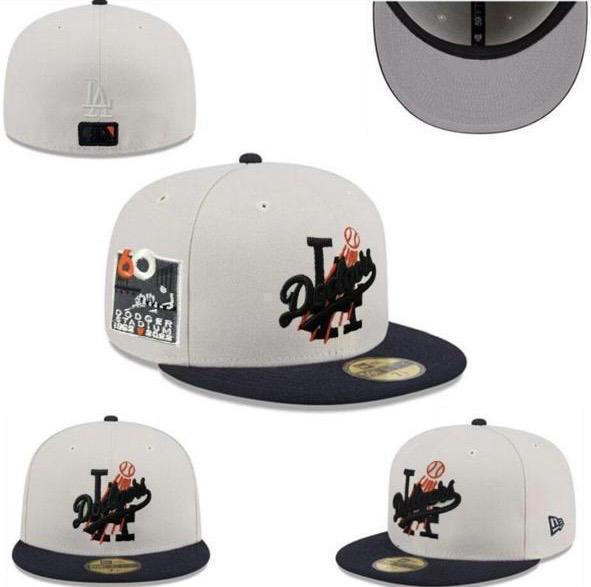 New Era LA Dodgers 59FIFTY Fitted Cap – Stadium Patch Edition (Cream/Navy)