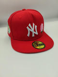 New Era NY Yankees 59FIFTY Fitted Cap – Rose Edition (Red)