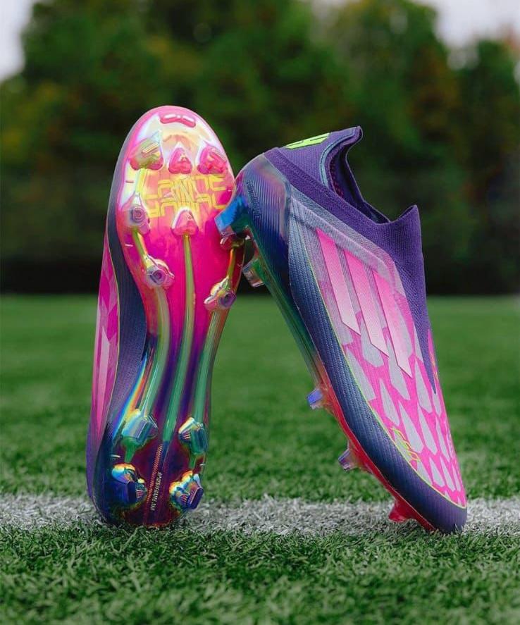 Adidas X Crazyfast Elite FG Football Boots – Purple/Pink Iridescent (Laceless)