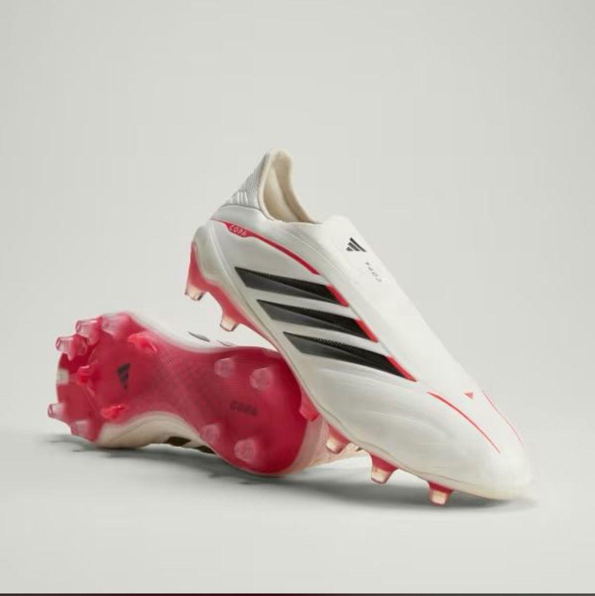 Adidas F50 Elite FG Football Boots – White/Black/Pink (Laceless)