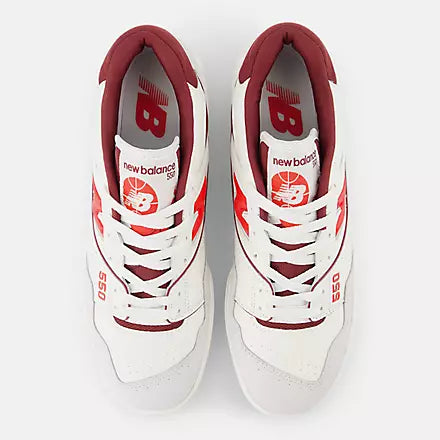 New Balance BB550EMR – Cream/Red/Burgundy