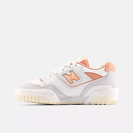 New Balance GSB550ER – White/Peach/Rose Gold